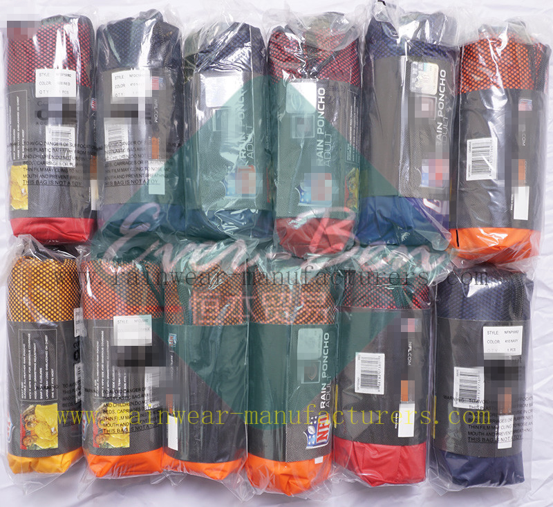 PEVA Rain Ponchos